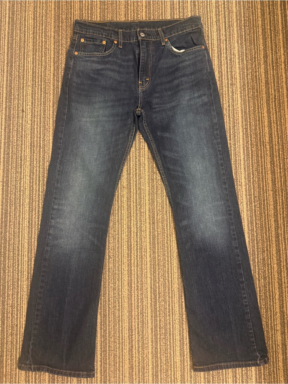 Levi’s men’s 33x34 (32x32 actual) slim bootcut country cowboy western jeans